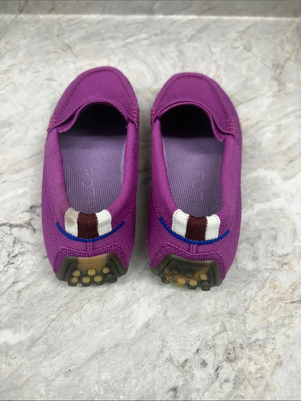Rothy's Purple Loafers - Picture 2 of 3